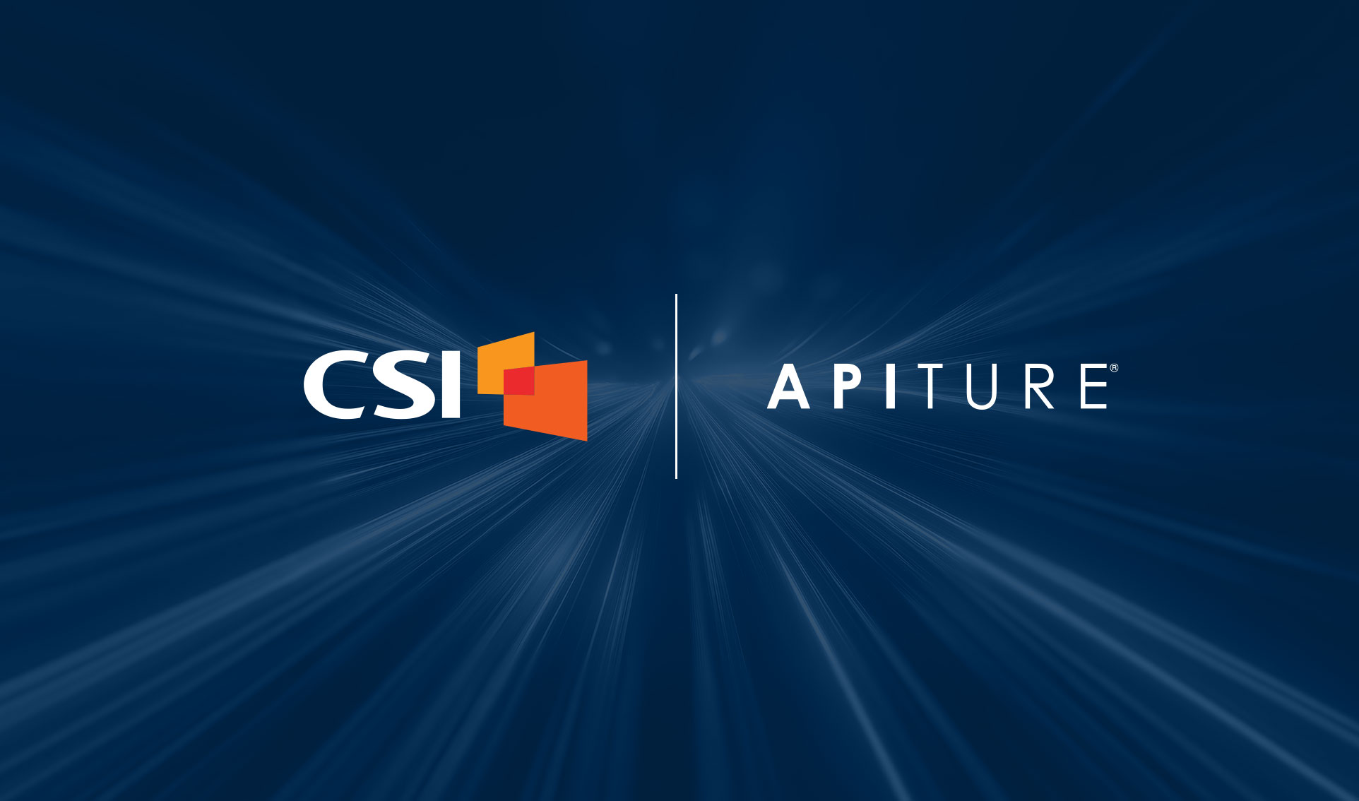 CSI acquisition of Apiture digital banking provider, CSI logo and Apiture Logo